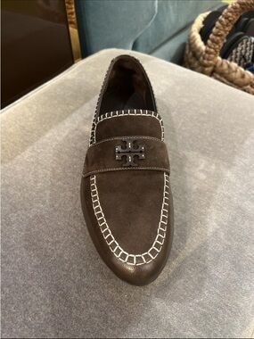 Tory Burch Everly Mini Loafer Signature Leather Logo Shoe 04